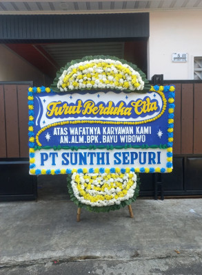 Papan Bunga Duka di Kelam Permai